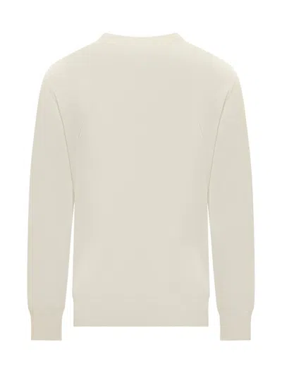 Jil Sander Sweater With Logo In Beige