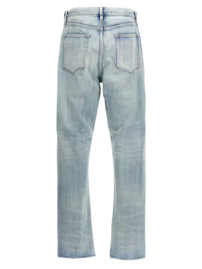 Fear Of God Straight 5 Pocket Jeans Light Blue In Blue