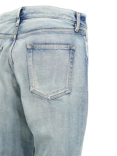 Fear Of God Straight 5 Pocket Jeans Light Blue In Blue