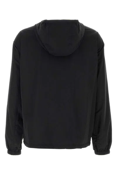 Burberry Lightweight Nylon Jacket By Ekd In Black