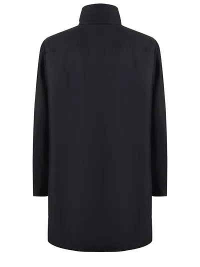 Fay Nylon Jacket In Black
