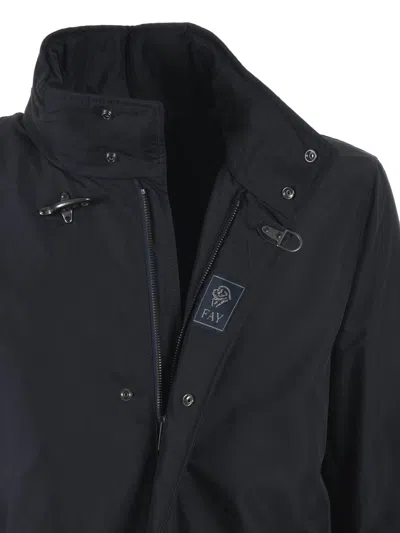 Fay Nylon Jacket In Blue