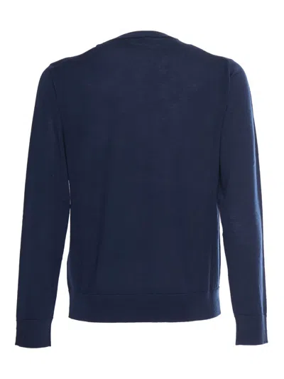 Ballantyne Crew Neck Pullover In Blue