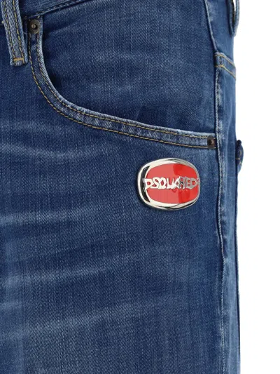 Dsquared2 Five Pockets Jeans In Blue