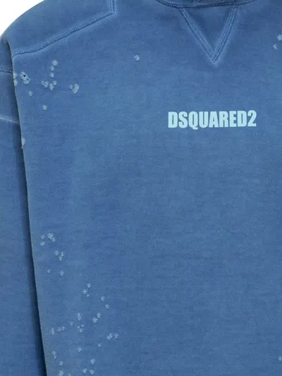 Dsquared2 Cipro Hoodie In Blue