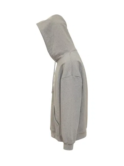 Gcds Gray Cotton Sweatshirt In Grey