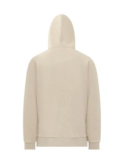 Jw Anderson Gnome Trio Cotton Hoodie In Beige