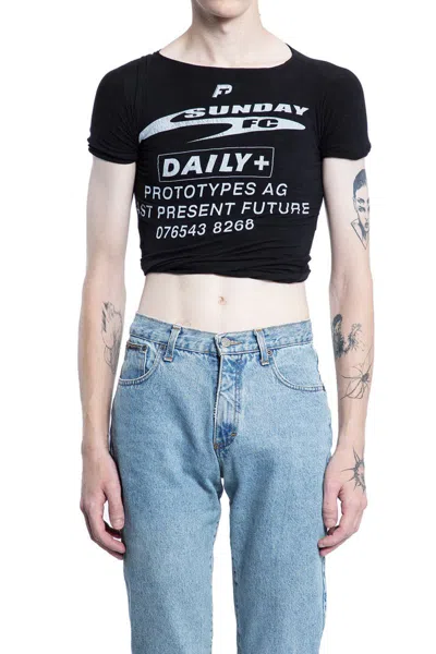 Prototypes Short Sleeves In Black