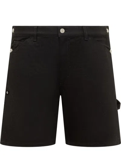Courrèges Courreges 'sailor Back' Bermuda Shorts In Black