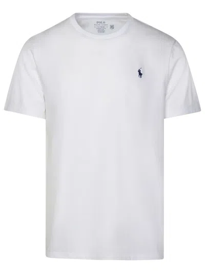 Polo Ralph Lauren Classic Cotton Jersey T-shirt In White