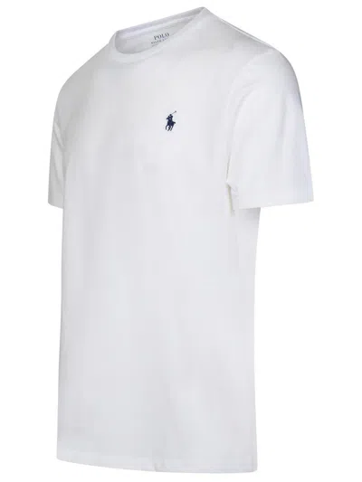 Polo Ralph Lauren Classic Cotton Jersey T-shirt In White
