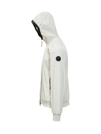Woolrich Men's Softshell Hoodie In White