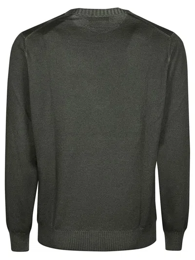 Fay Crewneck Sweater In Green