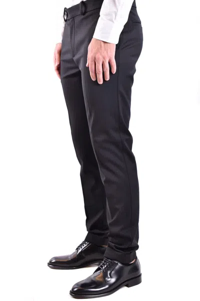 Rrd Black Wool Blend Trousers In Black