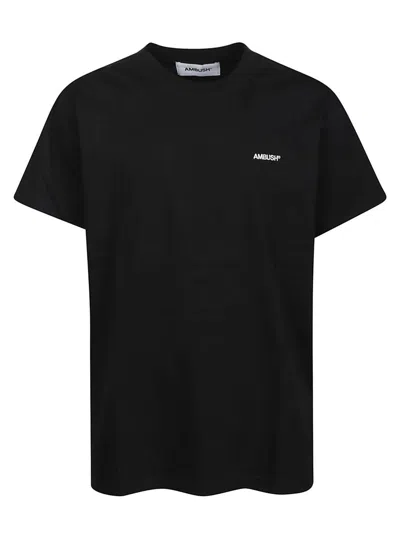 Ambush Cotton Logo T-shirt Round Neck In Black