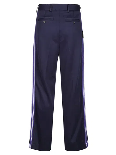 Msgm Viscose Pants In Blue