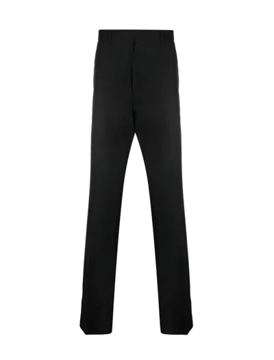 Dsquared2 Tailored Black Trousers With Classic Waistband And Subtle Pleats In Black