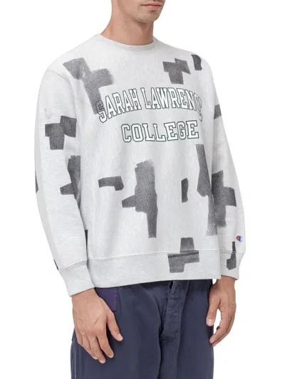 Myar Sweatshirt With Lettering In Grey