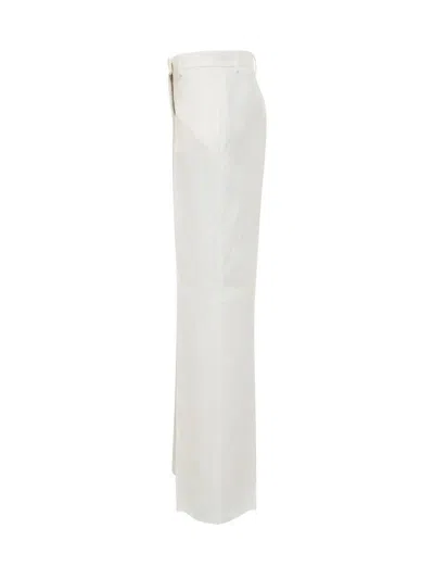 Ferragamo Cotton  Rubber Pants In White
