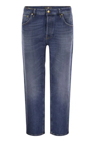 Pt Torino Rebel- Straight-leg Jeans In Blue