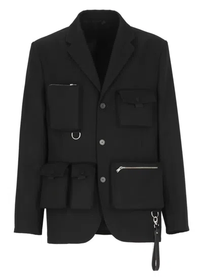 Lanvin Single-breasted Blazer In Black
