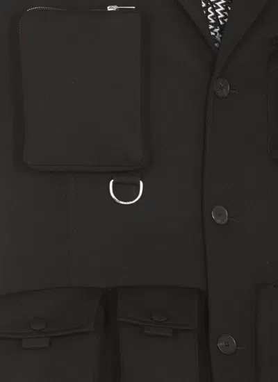 Lanvin Single-breasted Blazer In Black