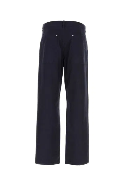 Givenchy Midnight Blue Cotton Pant In Blue