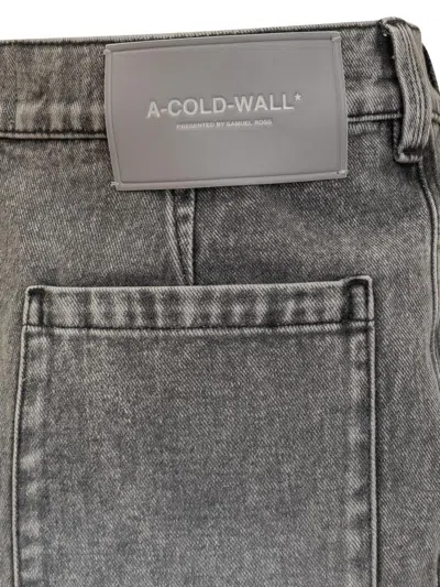 A-cold-wall* Denim Shorts In Black