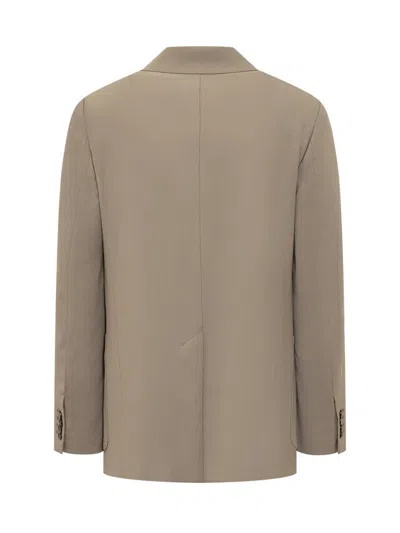Ami Alexandre Mattiussi Ami Paris Wool And Viscose Blazer In Beige