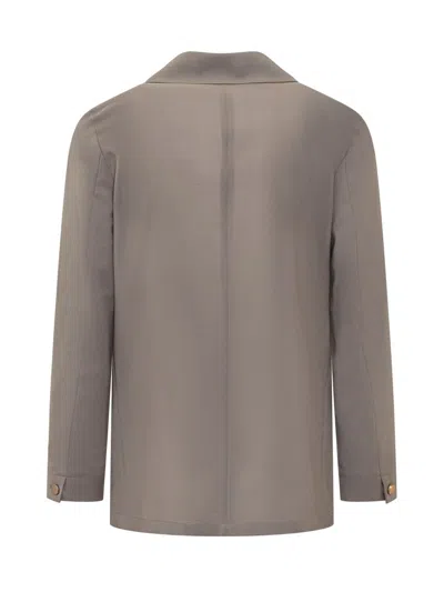 Covert Single-breasted Blazer In Grey