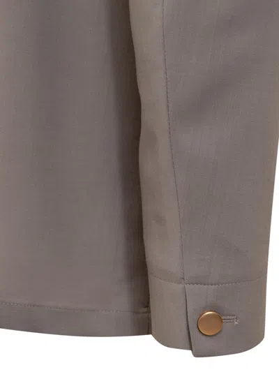 Covert Single-breasted Blazer In Grey