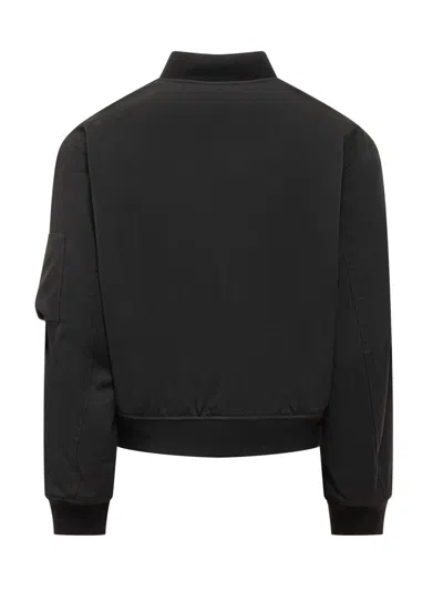 Jil Sander Zip-up Bomber Jacket In Black