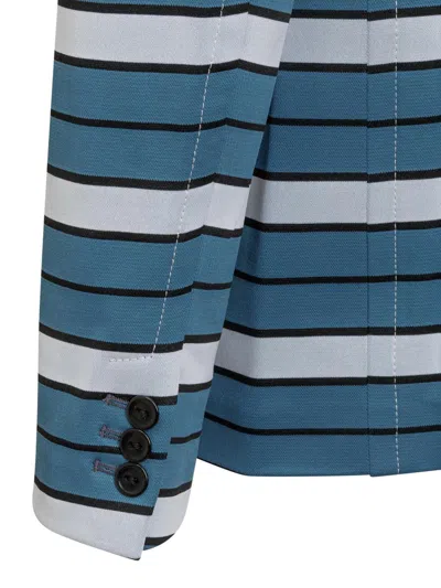 Marni Single Breasted Blazer In Blue