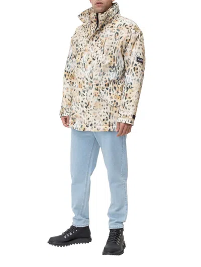 Napa By Martin Rose Leopard Print Jacket In Multicolor