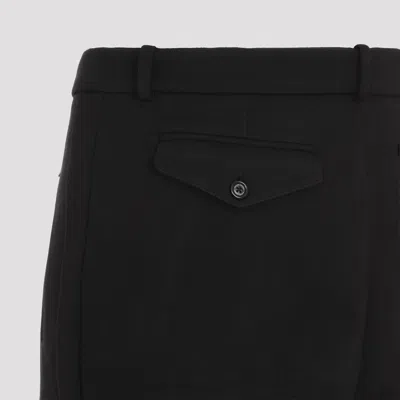 Ralph Lauren Purple Label Pintuck Jogger Pants In Black