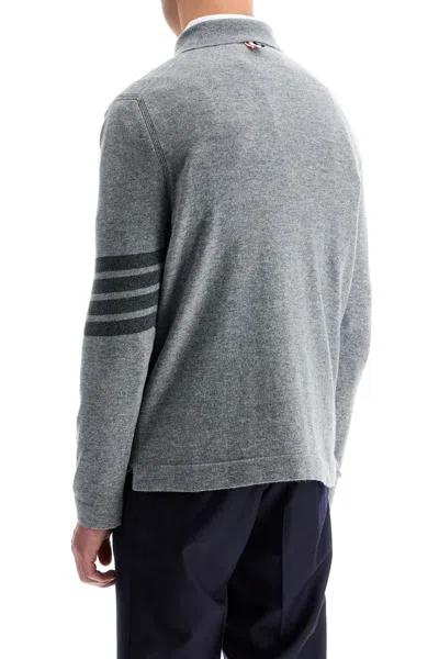 Thom Browne Cashmere Cardigan For Men In Grey