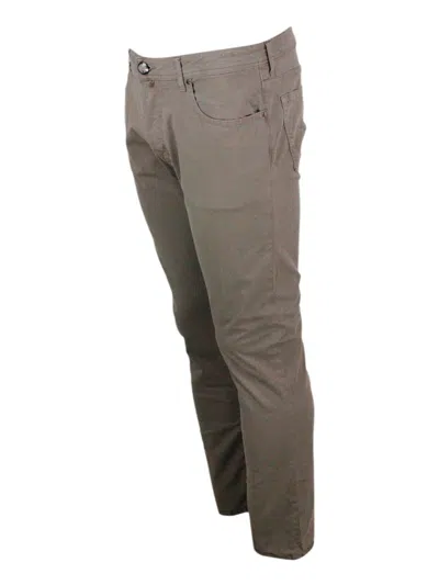 Jacob Cohen Vaqueros Rectos - Gris In Beige