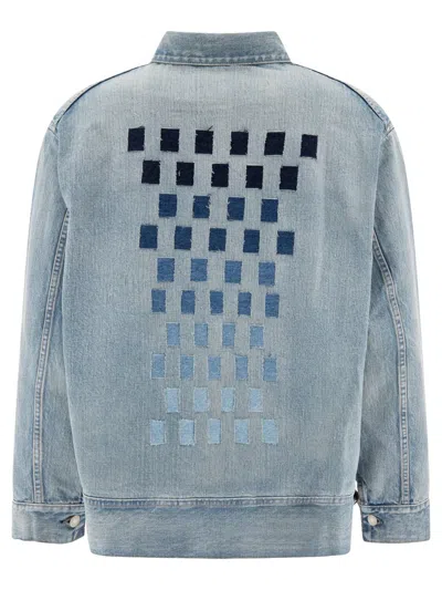 Levi's Embroidered-detail Denim Jacket In Blue