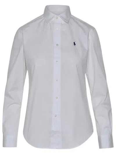 Polo Ralph Lauren Classic Long Sleeves Button Front Shirt Clothing In White