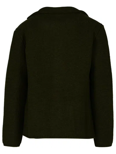 Altea Green Wool Blazer In Green