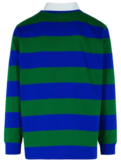 Polo Ralph Lauren Rugby Stripes Polo Shirt In Green