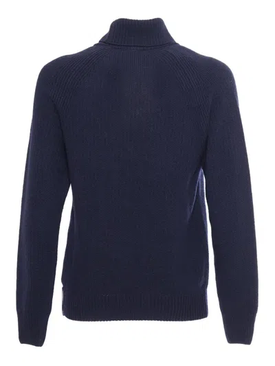 K-way Virgil Merino Sweater In Blue