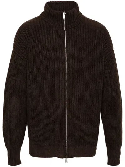 Emporio Armani Sweaters In Brown
