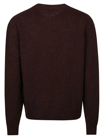 Tom Ford Long-sleeved Brushed Jumper In Black
