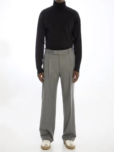 Pt Torino Edge Trousers In Gray