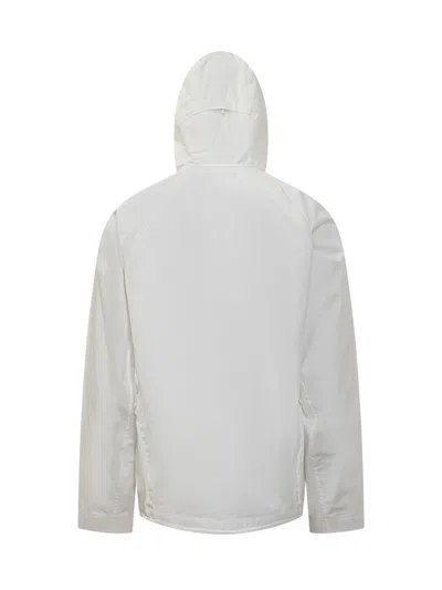 C.p. Company Metropolis Series Hyst Hooded Jacket In White