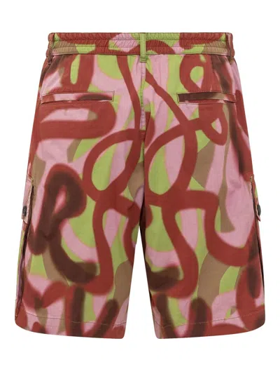 Dsquared2 Cargo Shorts In Pink