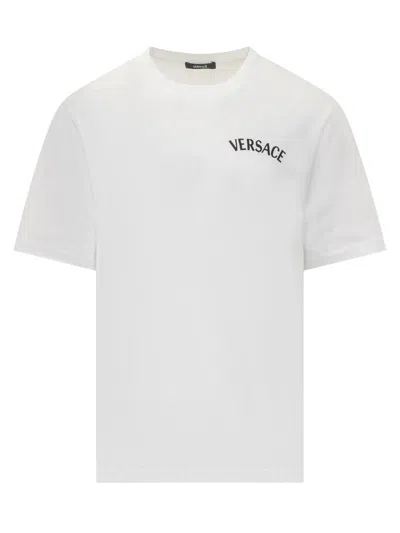 VERSACE VERSACE T-SHIRT VERSACE MILAN STAMP 