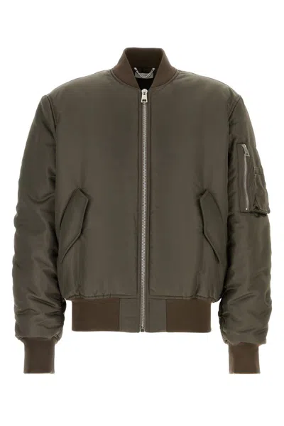 1989 Studio Short Nylon Bomber Jacket In Brown