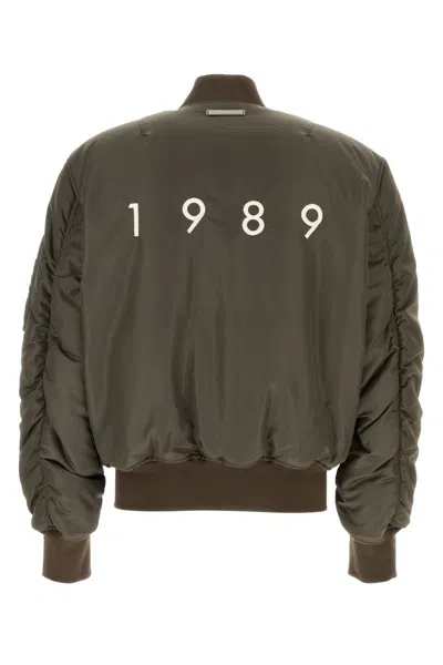1989 Studio Short Nylon Bomber Jacket In Brown